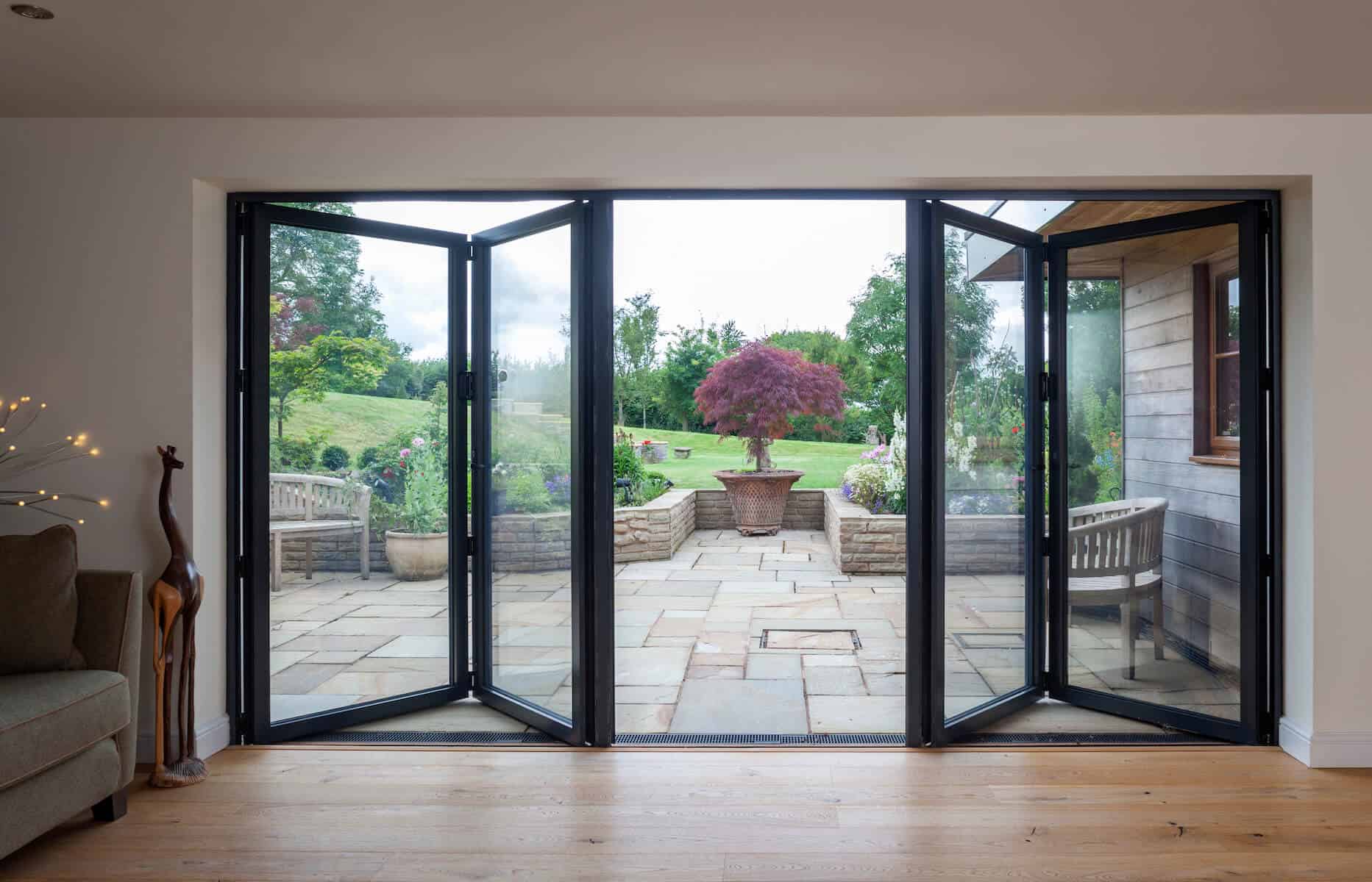 Bifold Door 4 Pane up to 4m wide Fieldview Plastics