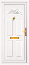 Load image into Gallery viewer, White UPVC Front Door - Choice of panel designs