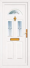 Load image into Gallery viewer, White UPVC Front Door - Choice of panel designs
