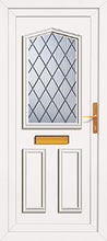 Load image into Gallery viewer, White UPVC Front Door - Choice of panel designs