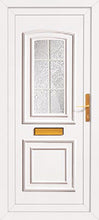 Load image into Gallery viewer, White UPVC Front Door - Choice of panel designs