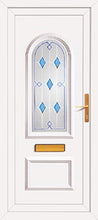 Load image into Gallery viewer, White UPVC Front Door - Choice of panel designs