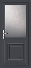 Load image into Gallery viewer, Anthracite Grey on White UPVC Back Door