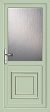 Load image into Gallery viewer, Chartwell Green On White UPVC Back Door