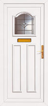 Load image into Gallery viewer, White UPVC Front Door - Choice of panel designs