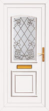 Load image into Gallery viewer, White UPVC Front Door - Choice of panel designs