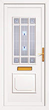 Load image into Gallery viewer, White UPVC Front Door - Choice of panel designs