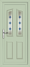 Load image into Gallery viewer, Chartwell Green UPVC Front Door - Choice of panel designs
