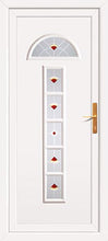 Load image into Gallery viewer, White UPVC Front Door - Choice of panel designs