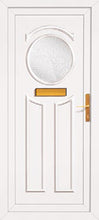 Load image into Gallery viewer, White UPVC Front Door - Choice of panel designs