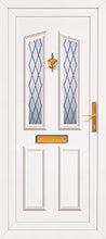 Load image into Gallery viewer, White UPVC Front Door - Choice of panel designs