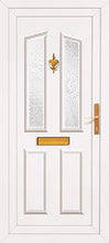 Load image into Gallery viewer, White UPVC Front Door - Choice of panel designs