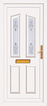 Load image into Gallery viewer, White UPVC Front Door - Choice of panel designs