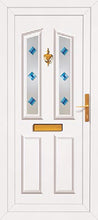Load image into Gallery viewer, White UPVC Front Door - Choice of panel designs