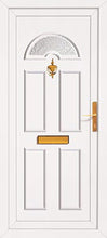 Load image into Gallery viewer, White UPVC Front Door - Choice of panel designs