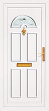 Load image into Gallery viewer, White UPVC Front Door - Choice of panel designs