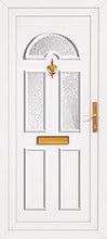 Load image into Gallery viewer, White UPVC Front Door - Choice of panel designs