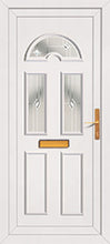 Load image into Gallery viewer, White UPVC Front Door - Choice of panel designs