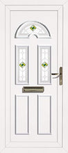 Load image into Gallery viewer, White UPVC Front Door - Choice of panel designs