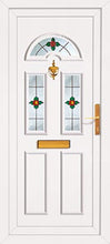 Load image into Gallery viewer, White UPVC Front Door - Choice of panel designs