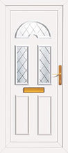 Load image into Gallery viewer, White UPVC Front Door - Choice of panel designs