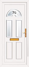 Load image into Gallery viewer, White UPVC Front Door - Choice of panel designs