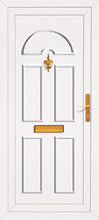 Load image into Gallery viewer, White UPVC Front Door - Choice of panel designs