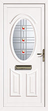 Load image into Gallery viewer, White UPVC Front Door - Choice of panel designs
