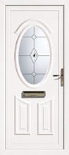 Load image into Gallery viewer, White UPVC Front Door - Choice of panel designs