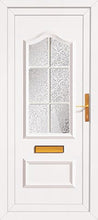 Load image into Gallery viewer, White UPVC Front Door - Choice of panel designs