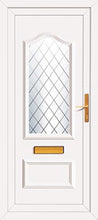 Load image into Gallery viewer, White UPVC Front Door - Choice of panel designs