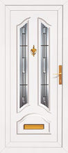 Load image into Gallery viewer, White UPVC Front Door - Choice of panel designs