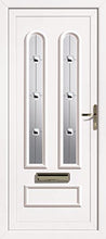 Load image into Gallery viewer, White UPVC Front Door - Choice of panel designs