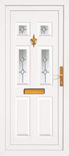 Load image into Gallery viewer, White UPVC Front Door - Choice of panel designs