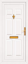 Load image into Gallery viewer, White UPVC Front Door - Choice of panel designs