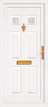Load image into Gallery viewer, White UPVC Front Door - Choice of panel designs