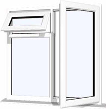 Load image into Gallery viewer, UPVC Casement Window Style 2 Up To 1200mm x 2000mm