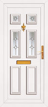 Load image into Gallery viewer, White UPVC Front Door - Choice of panel designs