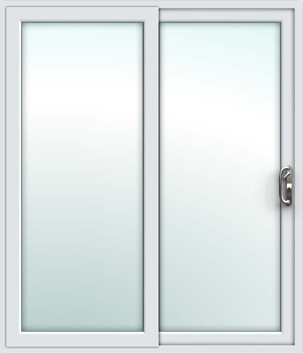 2 pane patio door up to 2100mm Wide - 13 colour options