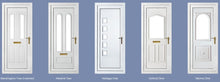 Load image into Gallery viewer, Cream Woodgrain UPVC Front Door - 100&#39;s Of Design Choices
