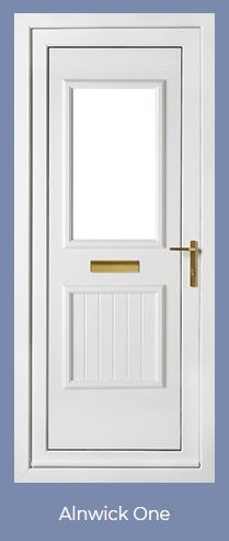 Anthracite Grey UPVC Front Door - Choice of panel designs