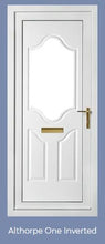 Load image into Gallery viewer, BLACK Woodgrain UPVC Front Door - 100&#39;s Of Design Choices
