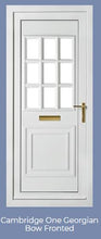 Load image into Gallery viewer, BLACK Woodgrain UPVC Front Door - 100&#39;s Of Design Choices
