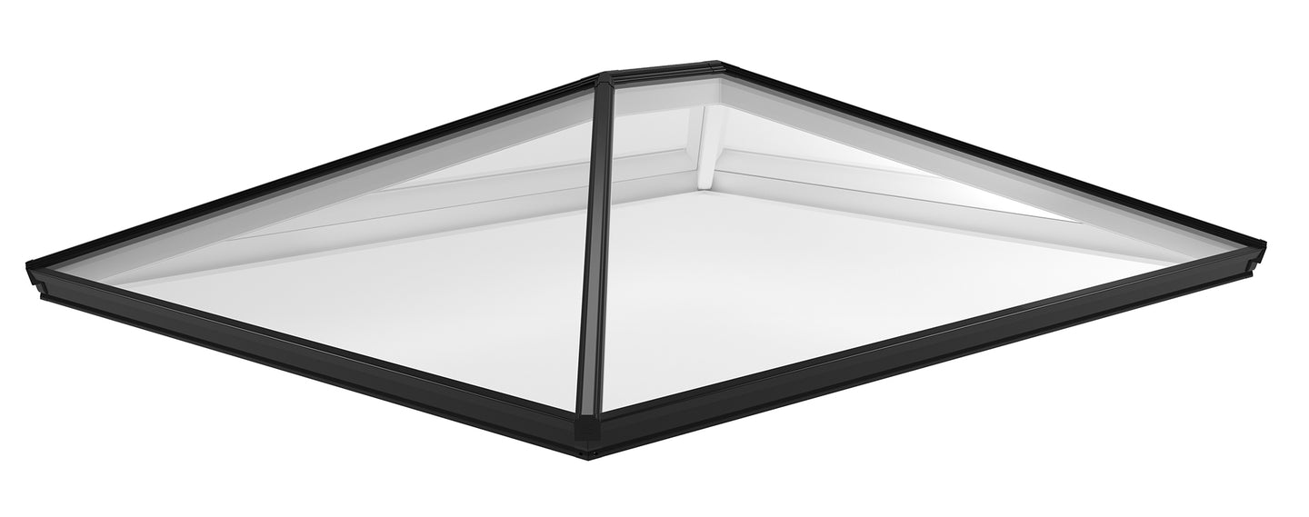 Roof Lantern - 1m x 2m - BLACK