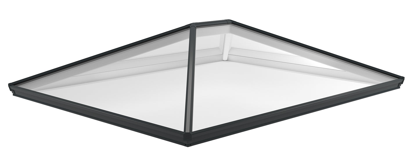 Roof Lantern - 1m x 2m - GREY ON WHITE