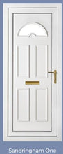 Load image into Gallery viewer, Rosewood On White UPVC Front Door - 100&#39;s Of Design Choices
