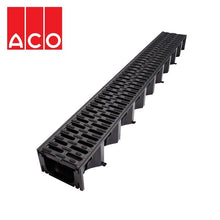 Load image into Gallery viewer, ACO Plastic Grate Drainage Channel 1m
