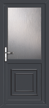 Load image into Gallery viewer, Anthracite Grey on White UPVC Back Door
