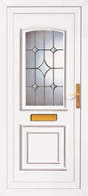 Load image into Gallery viewer, White UPVC Front Door - Choice of panel designs
