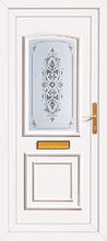 Load image into Gallery viewer, White UPVC Front Door - 100&#39;s of Design Choices
